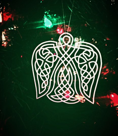 The Angel Knot Christmas Ornament