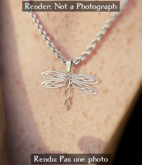 The Dragonfly Knot Pendant