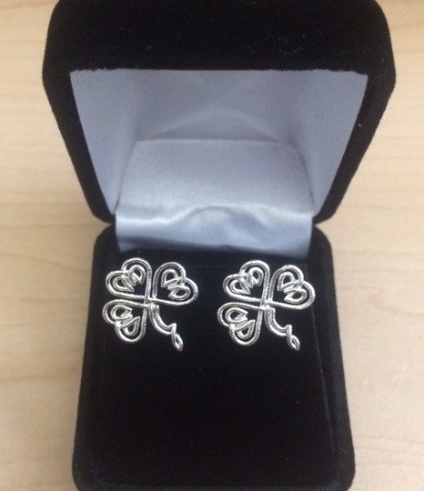 Celtic Shamrock Knot Earrings