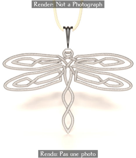 Dragonfly Knot Pendant