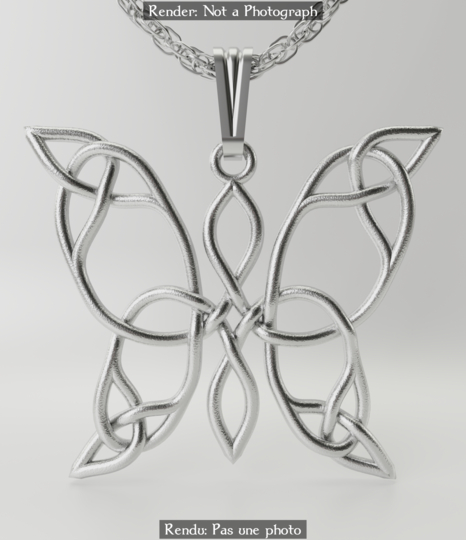 pendentif nœud papillon