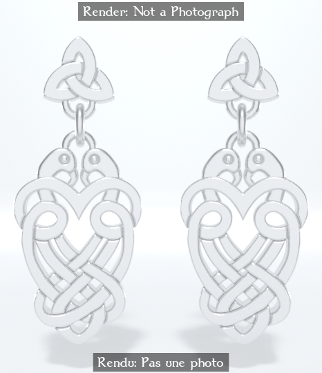 Lovebird Knot Earrings