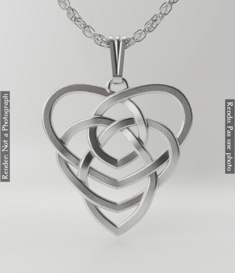 Mother-Child Knot Pendant