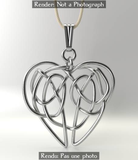 Heart Knot Pendant