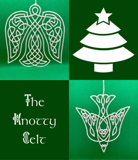[ANDOo] Angel & Holy Spirit Knots Christmas Ornaments