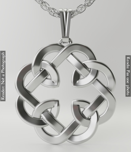 [DALEp] Father Child Knot Pendant